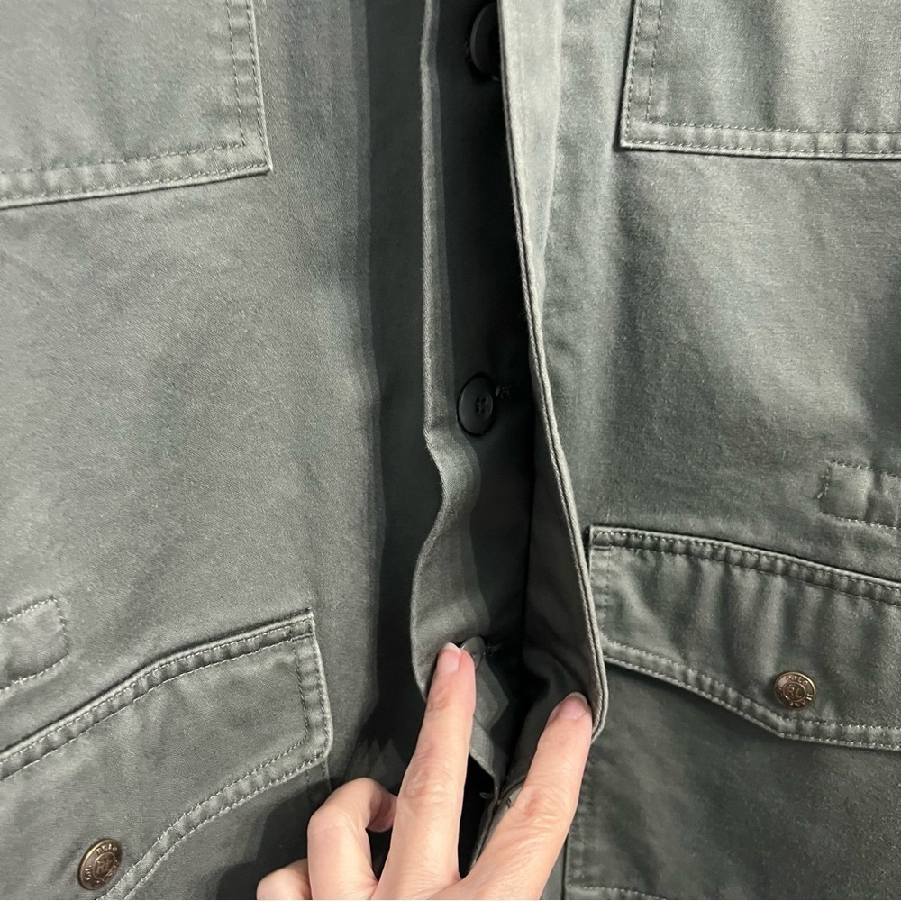 Polo Jeans by Ralph Lauren (EUC) Hooded Cargo Jacket 100% Cotton, Size Large - Picture 10 of 16